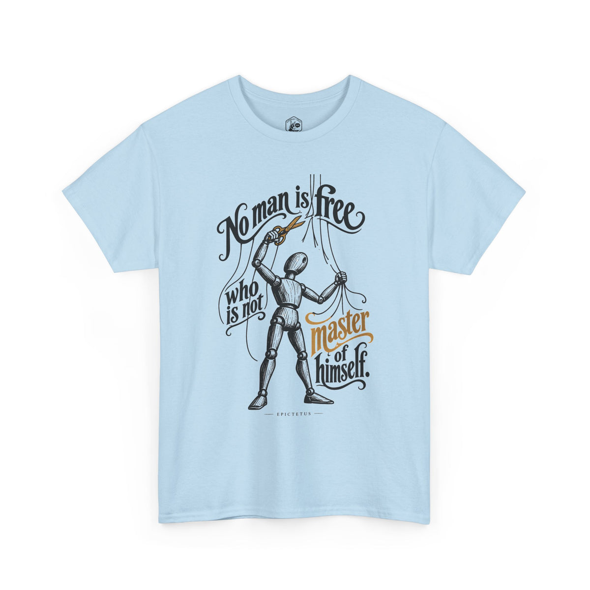 No Man Is Free Who Is Not Master of Himself T-shirt – Donkey Talk graphic tee