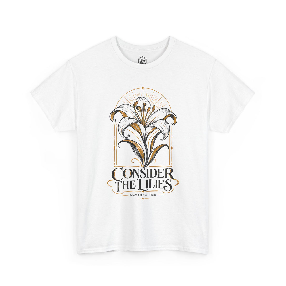 Consider the Lilies T-shirt – Donkey Talk graphic tee