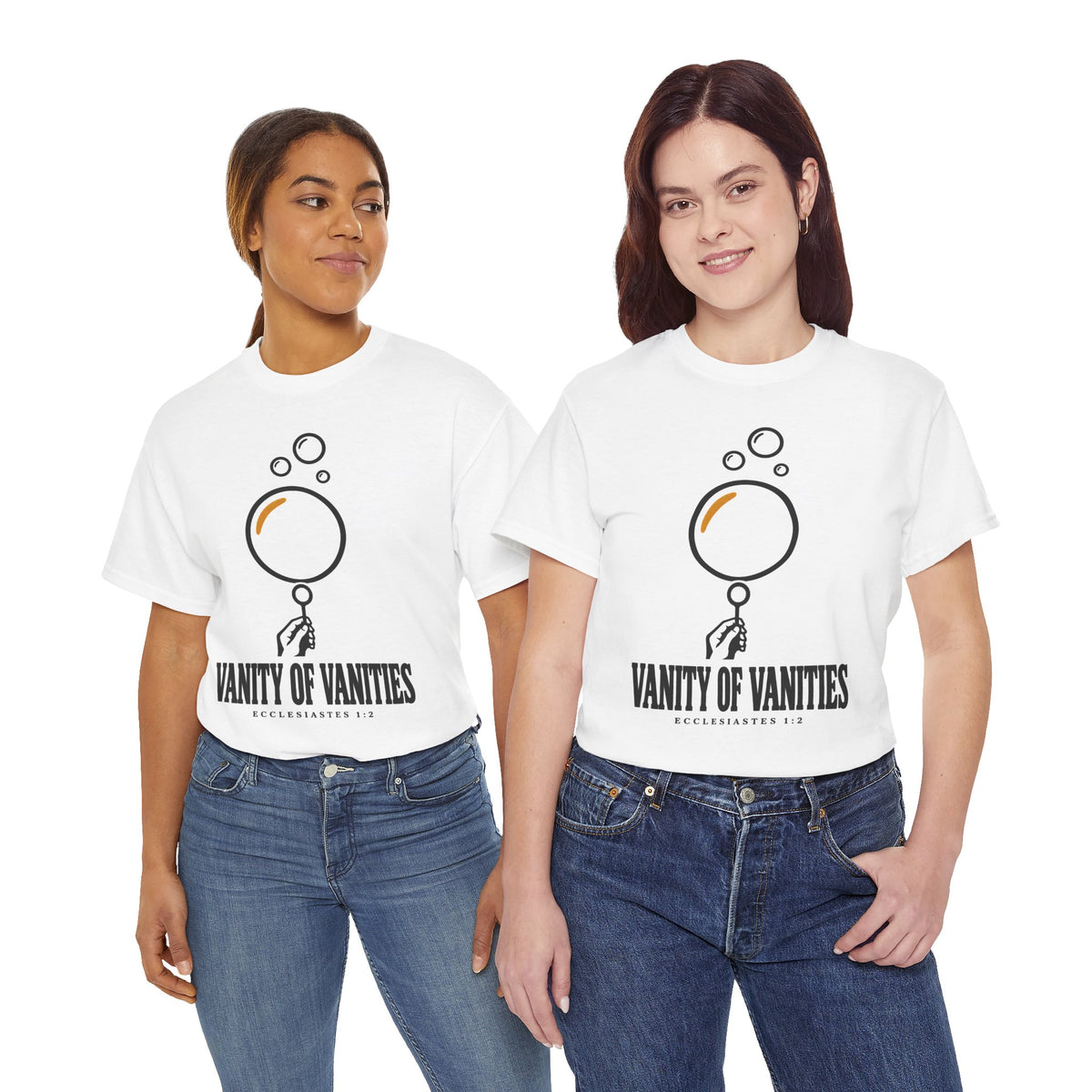 Vanity of Vanities Bubble Wand T-shirt – Donkey Talk graphic tee