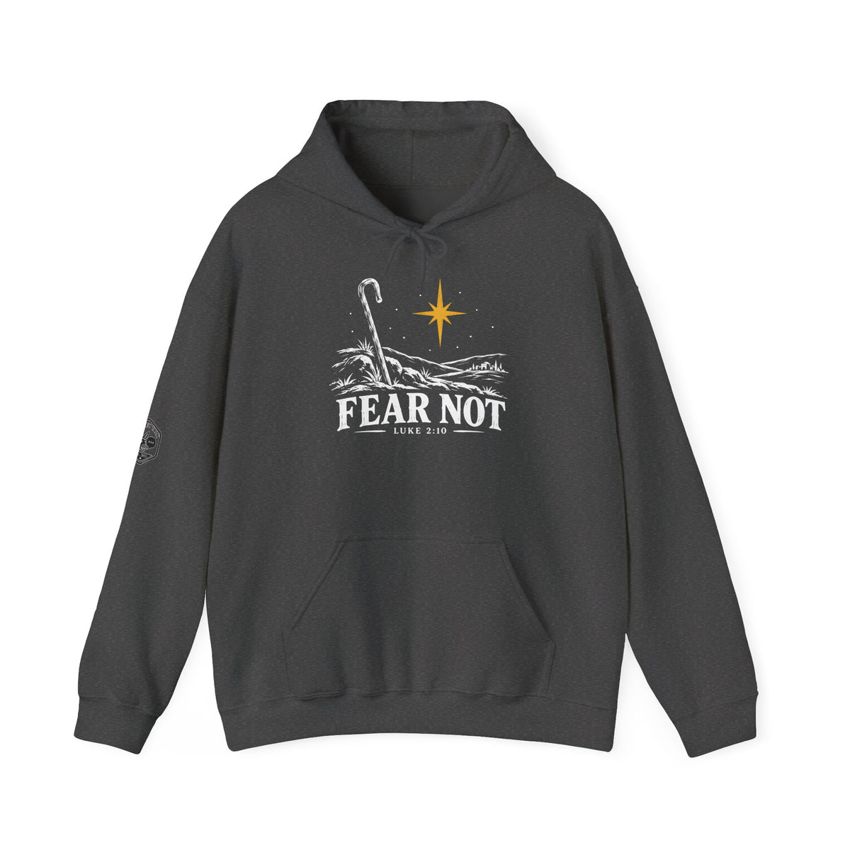 Fear Not Hoodie | Luke 2:10 Christmas Christian Graphic Hoodie