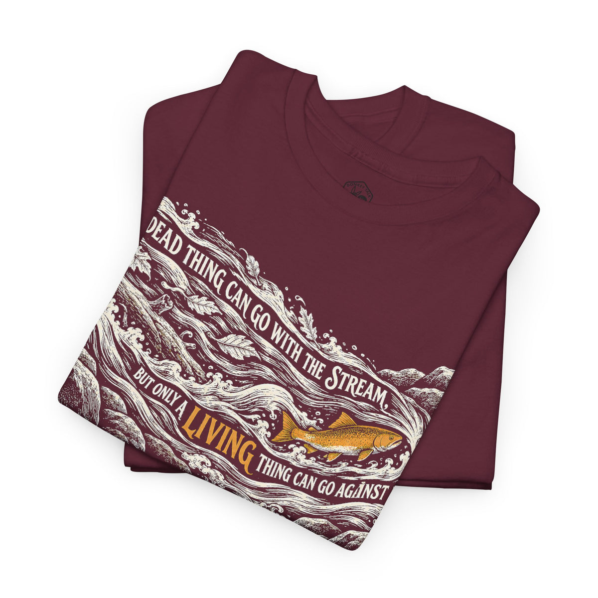 Chesterton Rapids Go Against the Stream T-shirt – Donkey Talk graphic tee