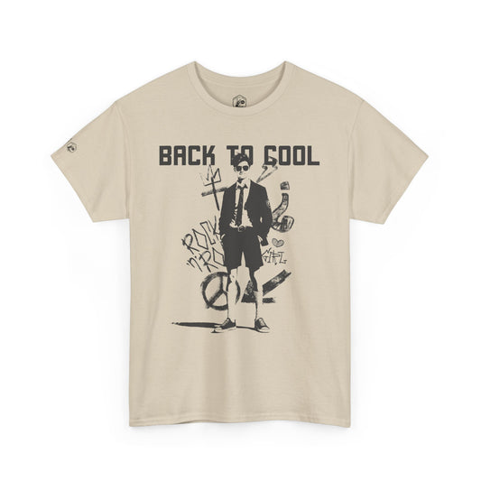 Back to Cool Unisex Heavy Cotton Tee - Retro Street Art Graphic T-Shirt