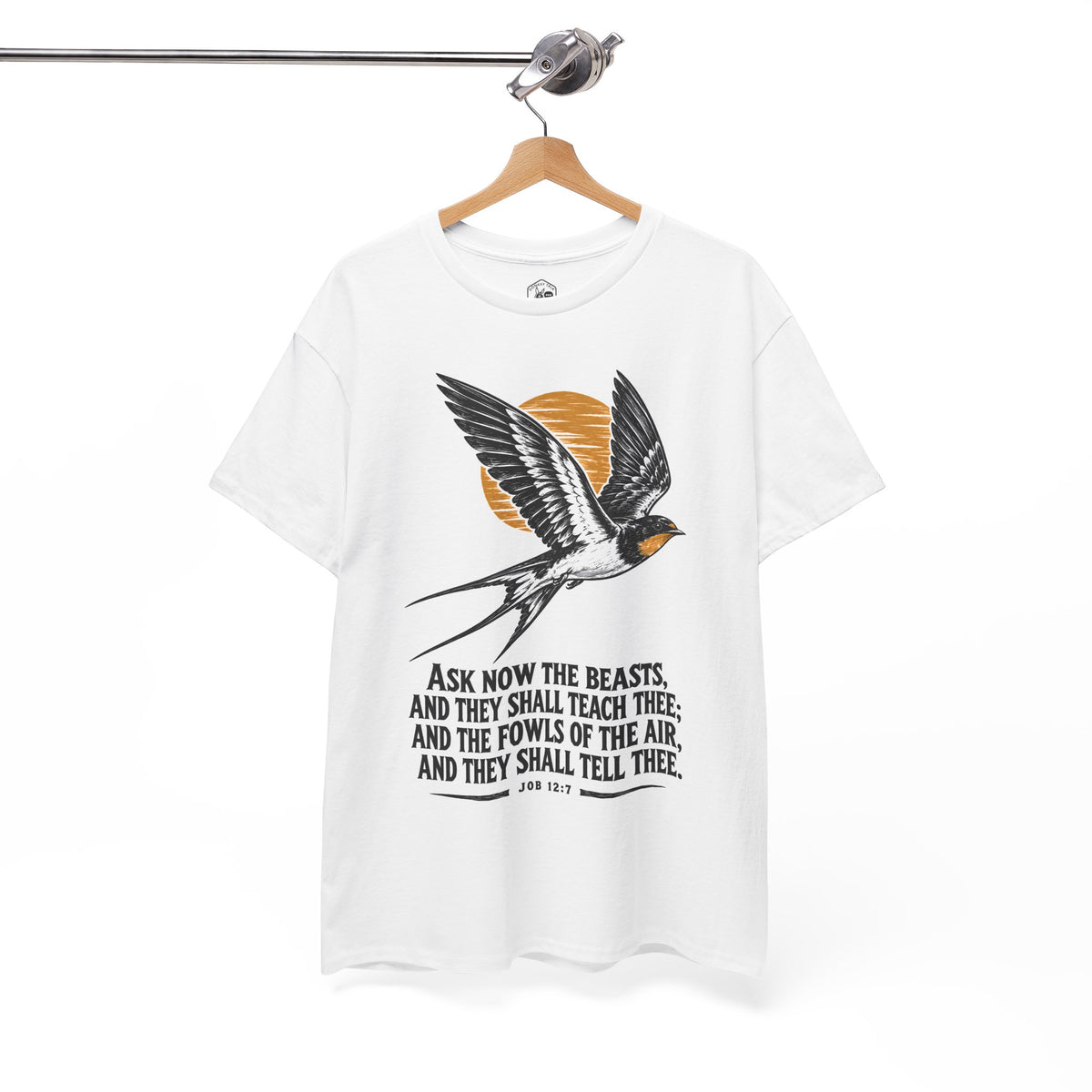Swallow Linocut T-shirt – Donkey Talk graphic tee