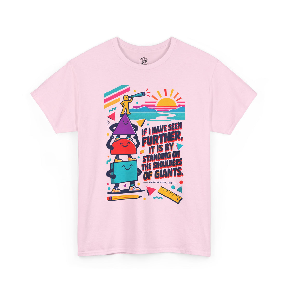 Newton Shoulders of Giants T-shirt – Donkey Talk graphic tee