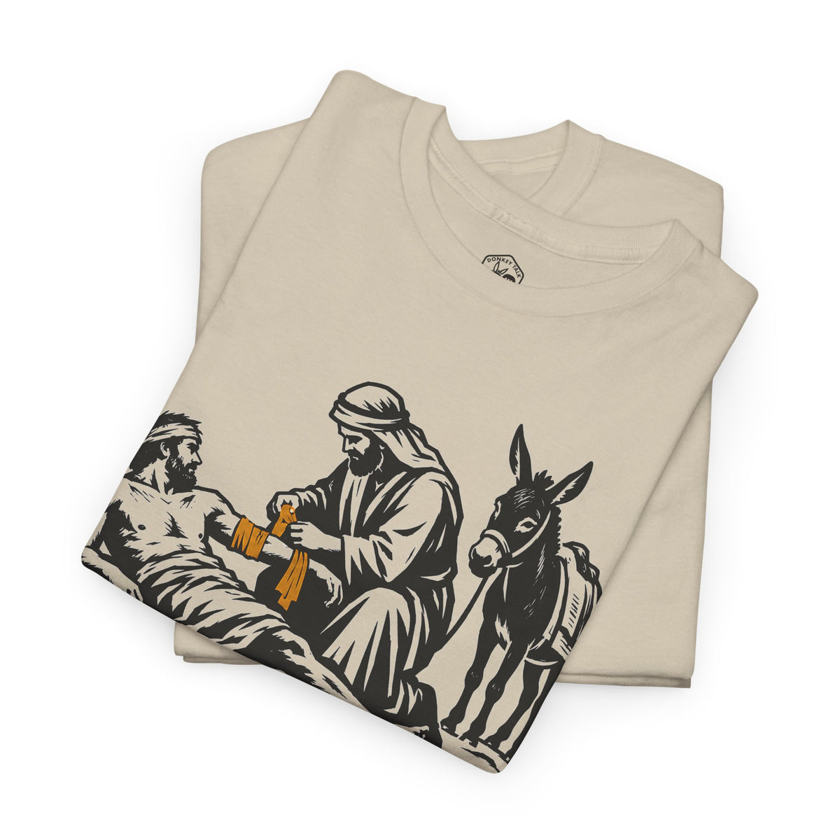 The Good Samaritan Go and Do Likewise T-shirt – Donkey Talk graphic tee