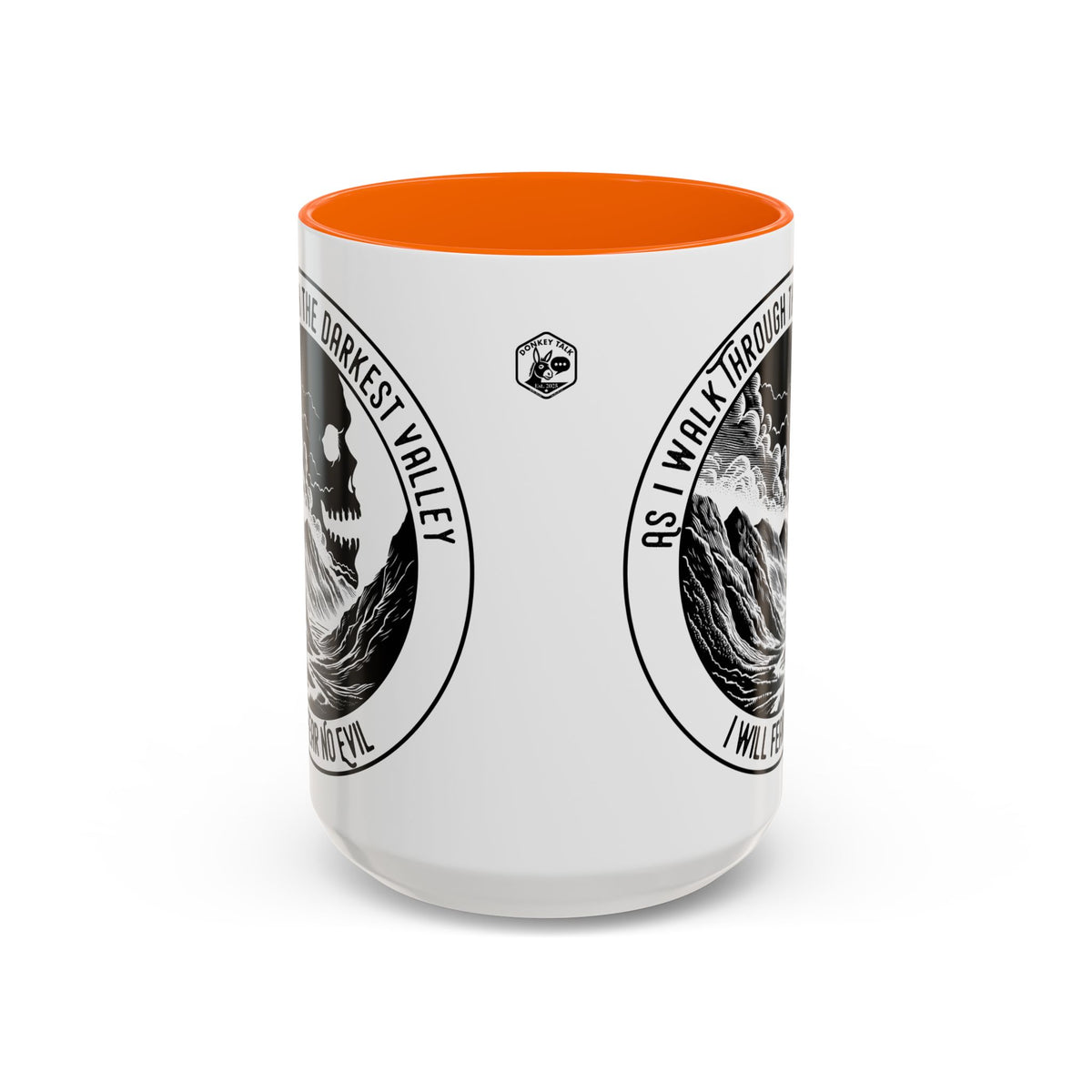Skull Valley Fear No Evil coffee mug – Donkey Talk ceramic mug