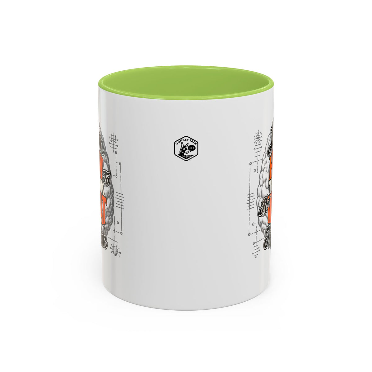 Taza de café con acento: "Aprende a pensar, no qué pensar", taza con frase inspiradora