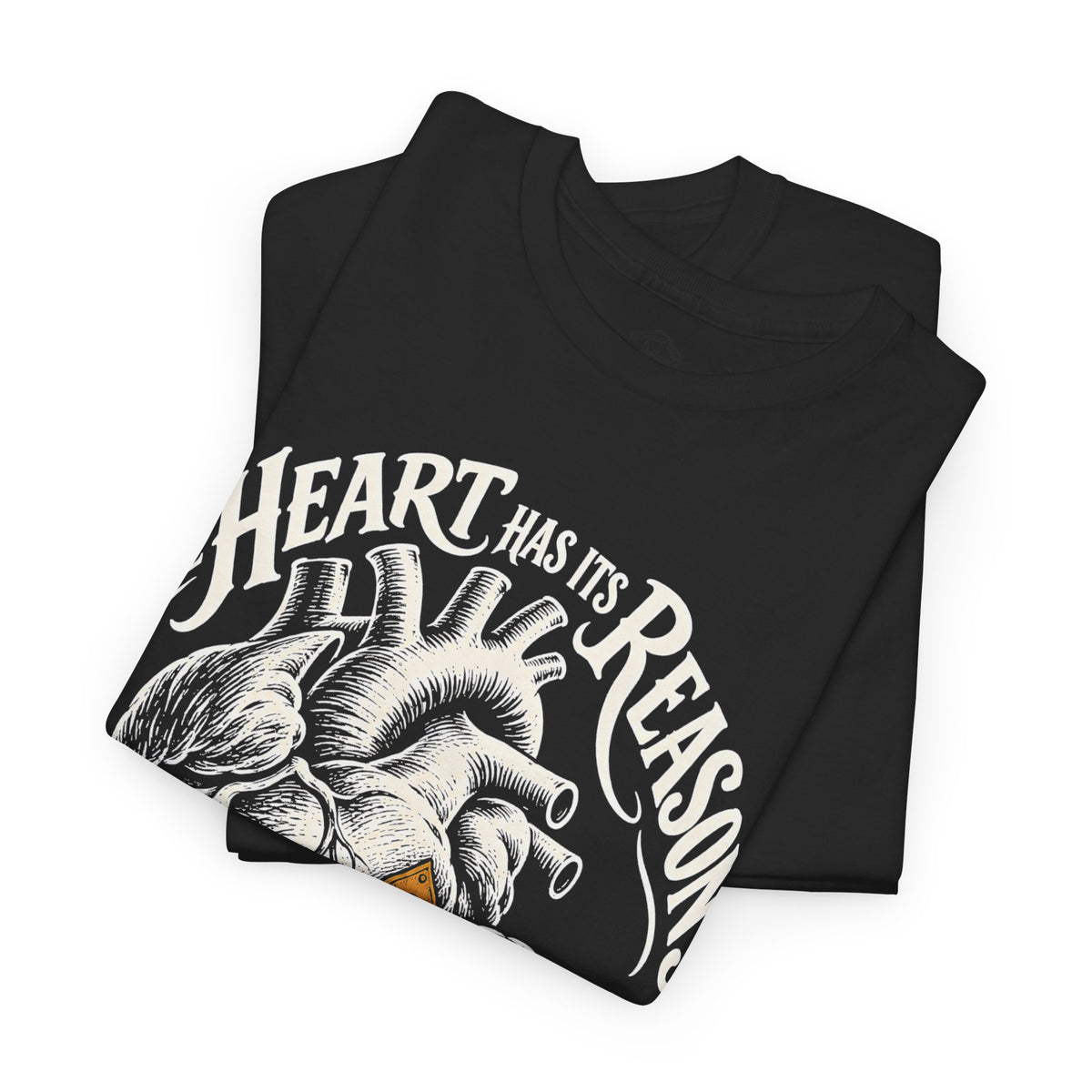 The Heart Has Its Reasons Pascal T-shirt – Donkey Talk graphic tee