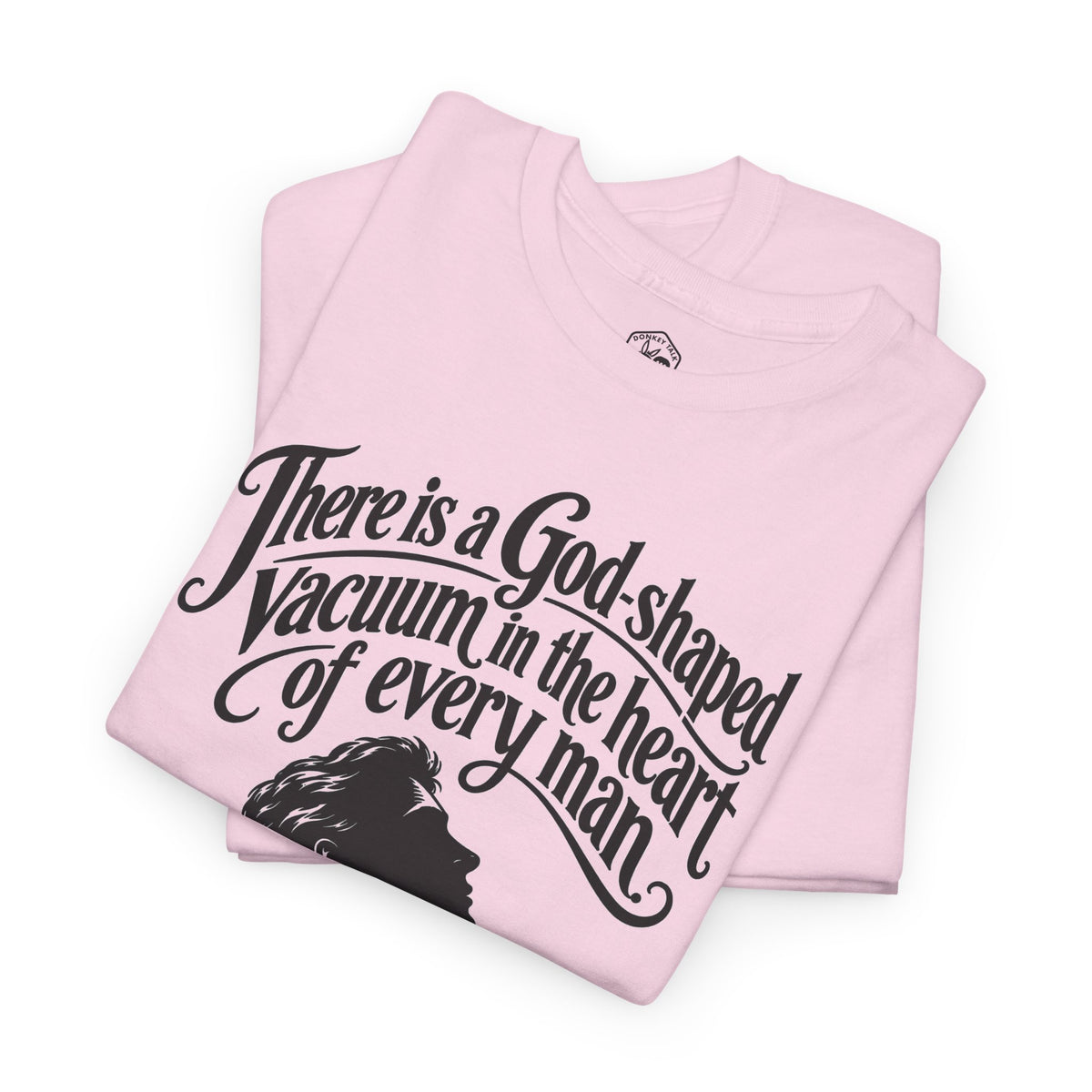 God-Shaped Vacuum T-shirt – Donkey Talk graphic tee