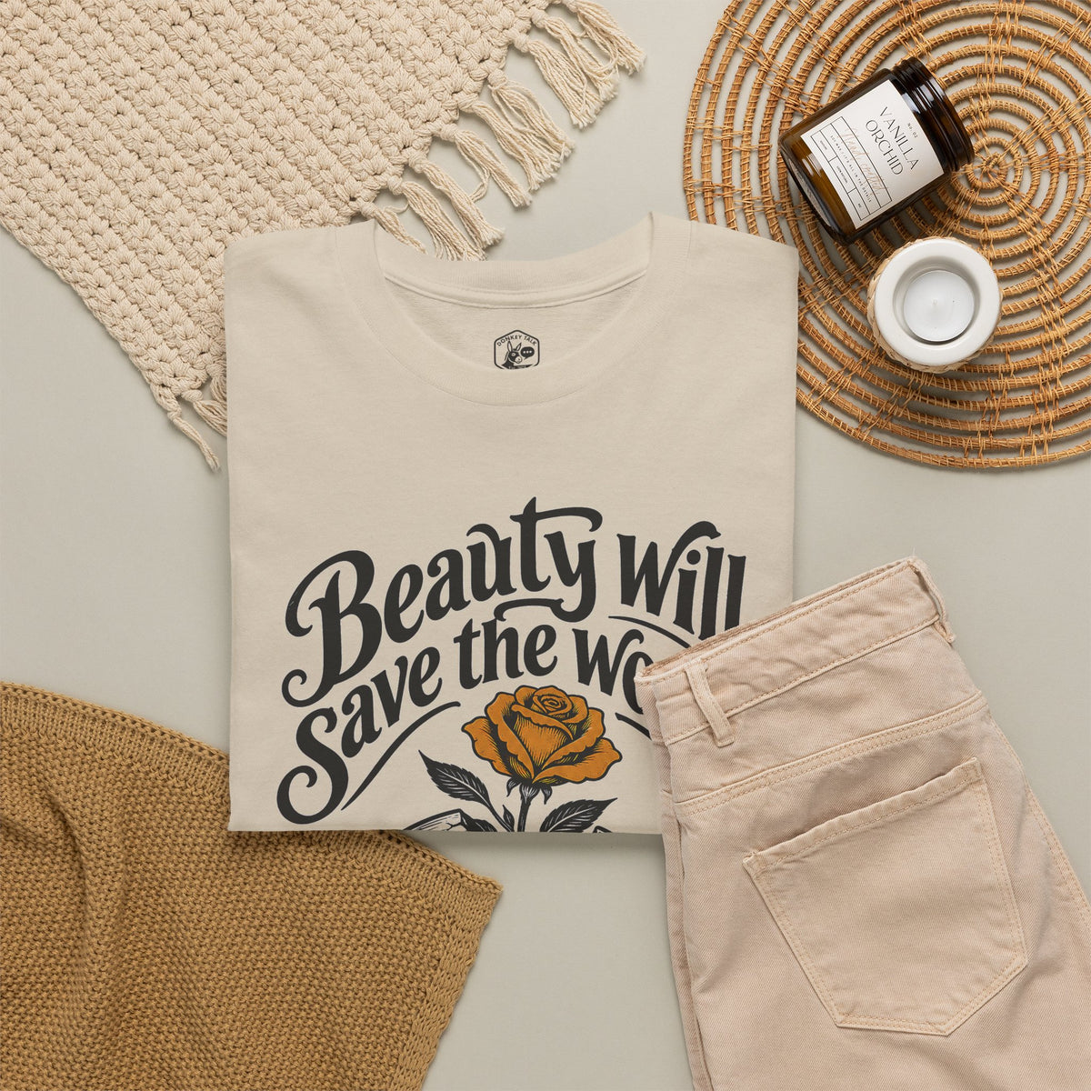 Beauty Will Save the World T-shirt – Donkey Talk graphic tee