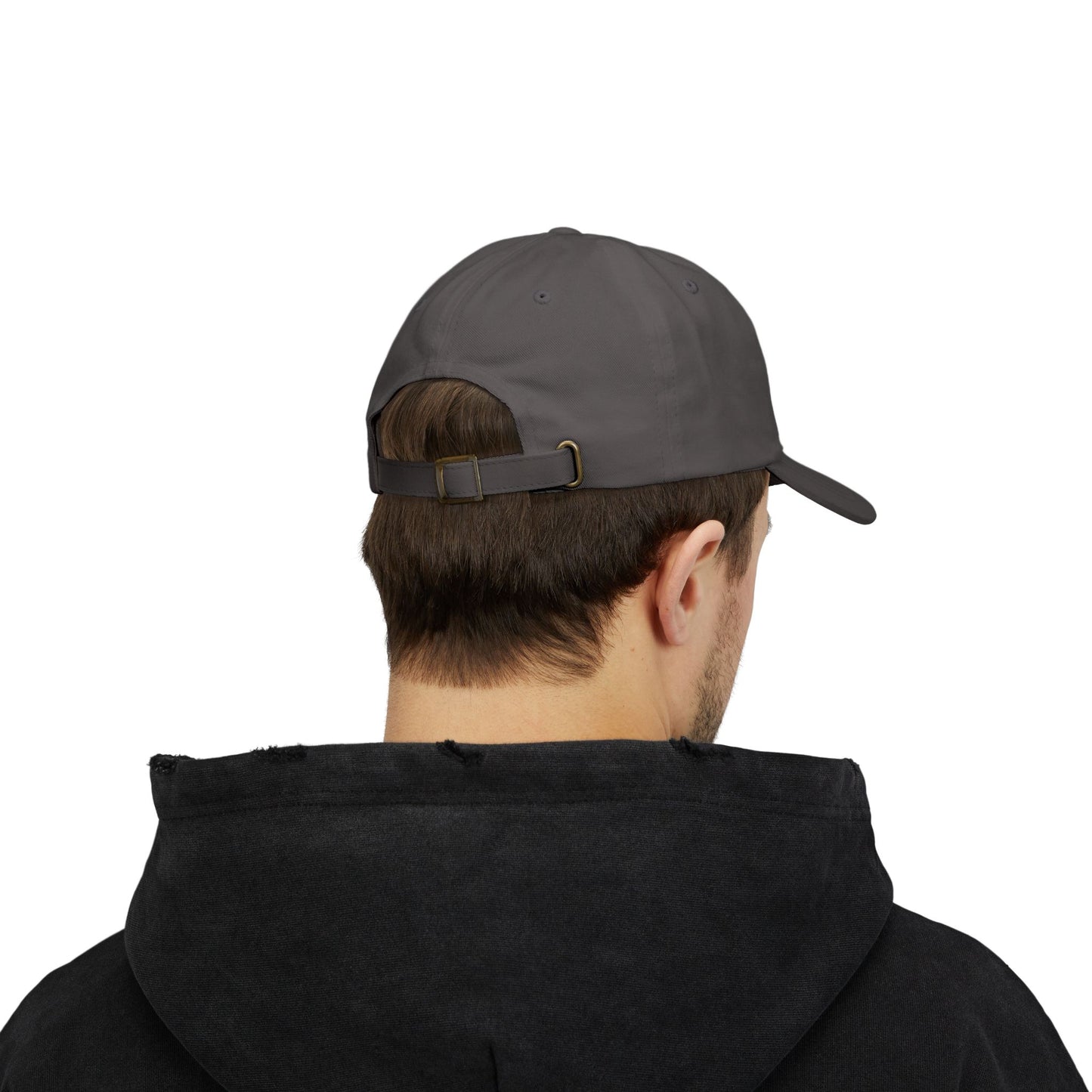 Donkey Talk Dad Cap - Great Casual White Hat with Our Awesome Logo