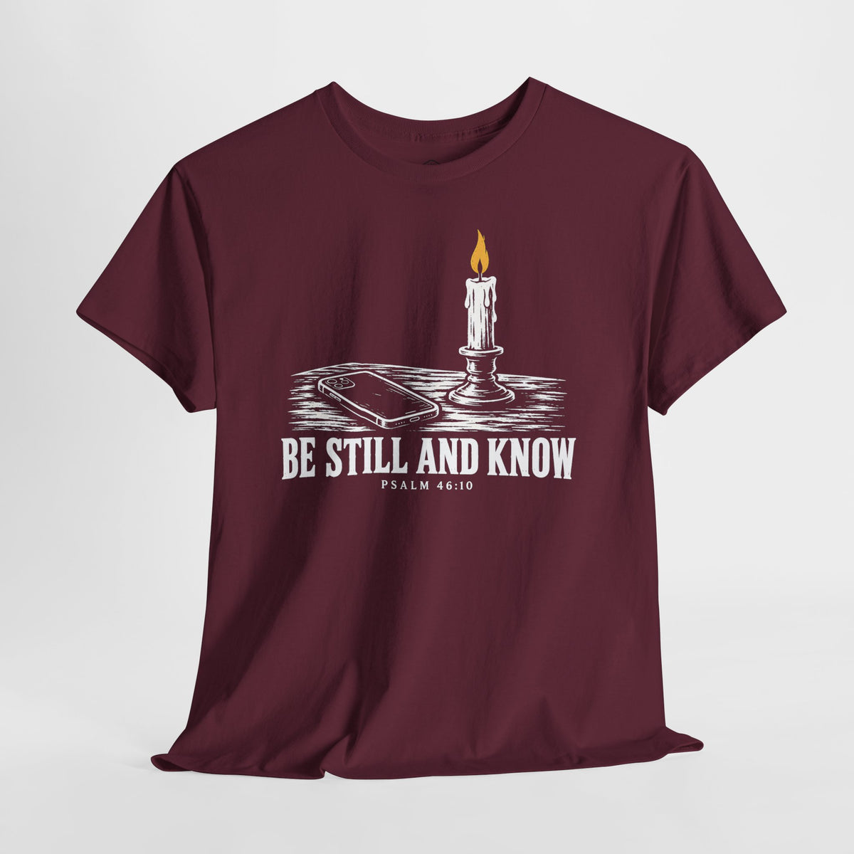 Be Still and Know Psalm 46:10 T-shirt – Donkey Talk graphic tee