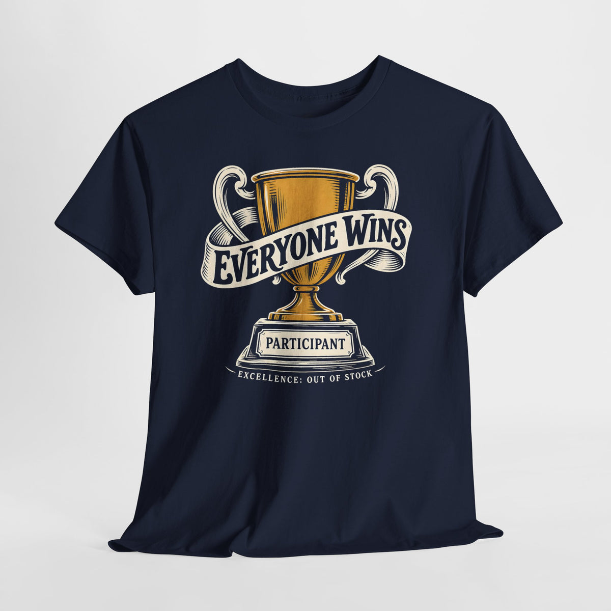 Everyone Wins Participant Trophy T-shirt – Donkey Talk graphic tee