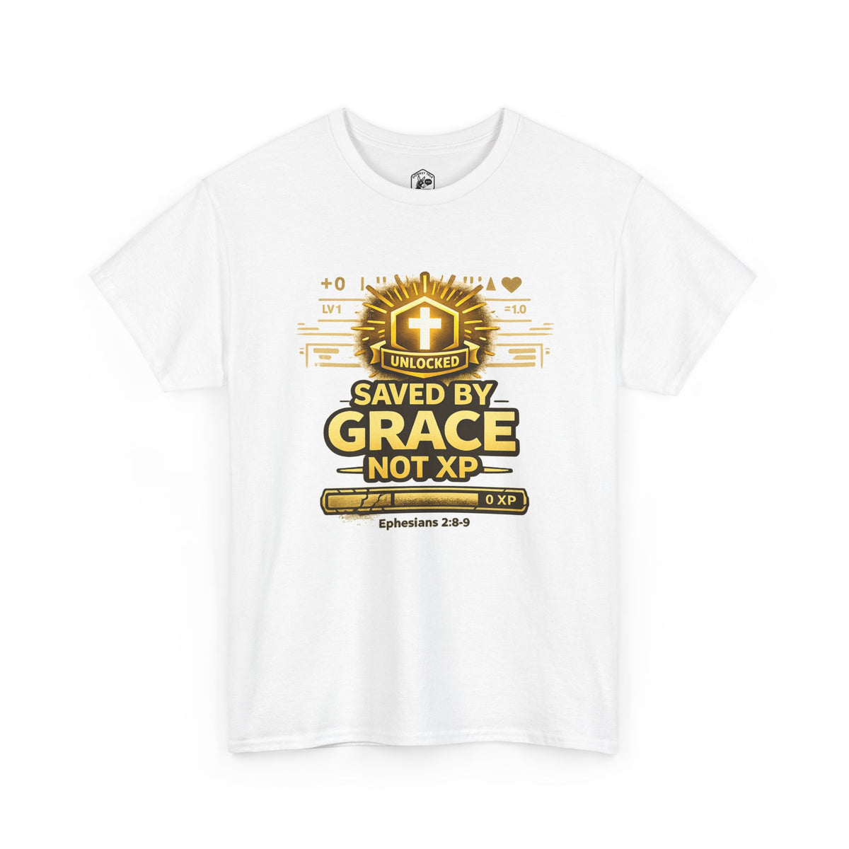 T-shirt « Sauvés par la grâce » | T-shirt de foi chrétienne (Éphésiens 2:8-9)