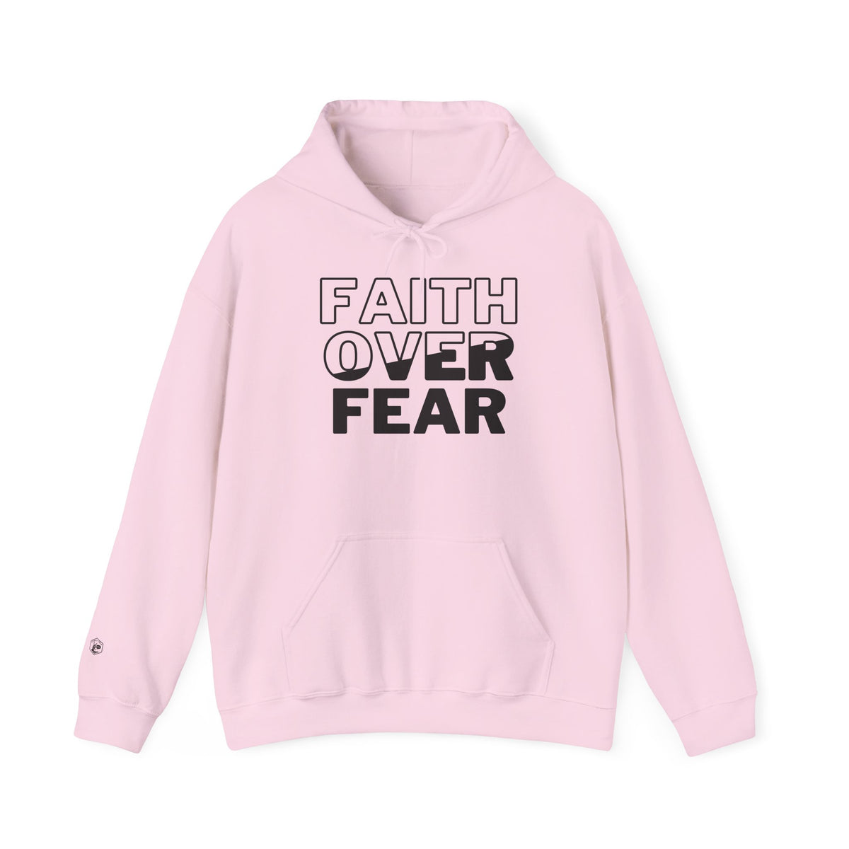 Sweat à capuche unisexe Faith Over Fear | Hoodie confortable et inspirant pour le quotidien