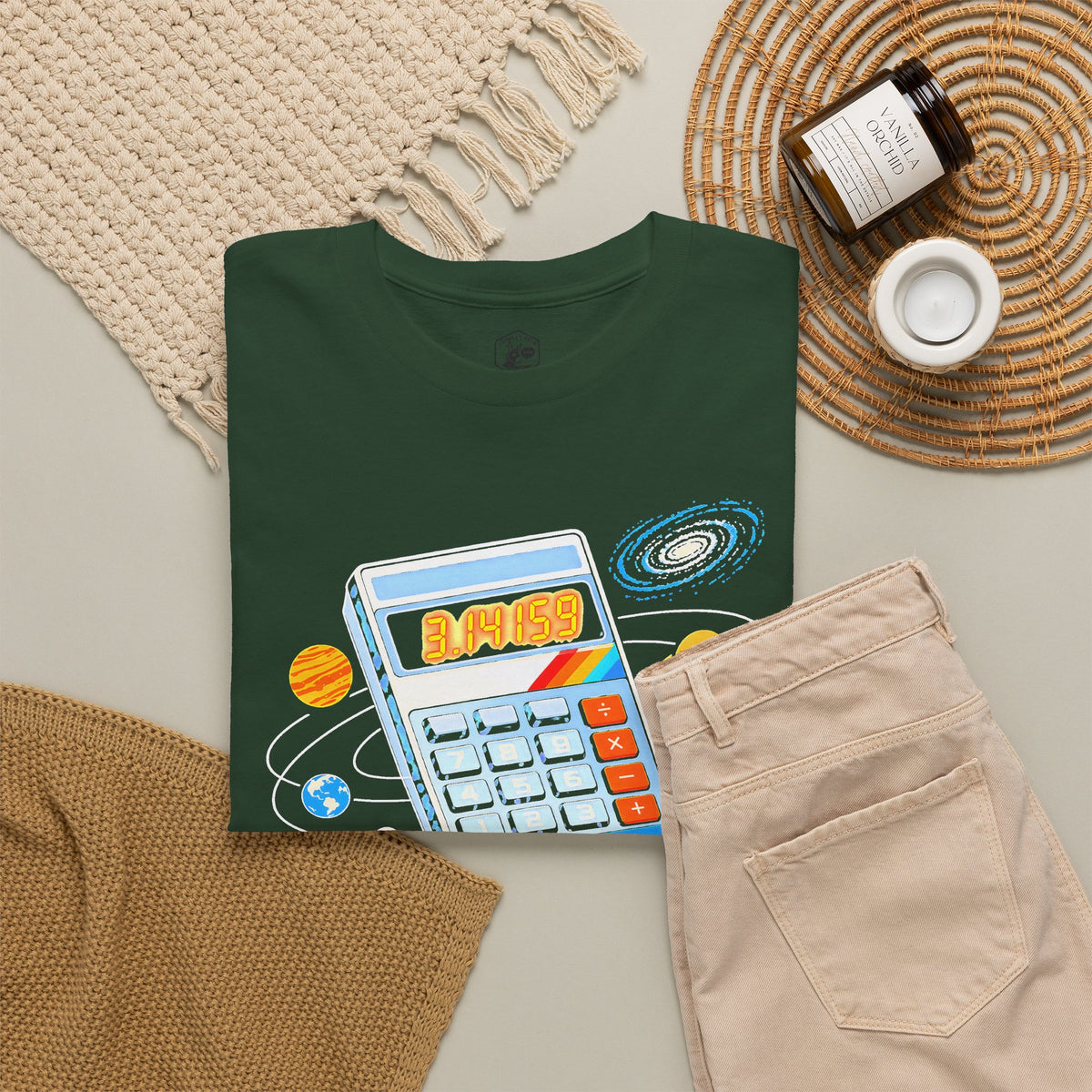 Galileo Book of Nature Calculator T-shirt – Donkey Talk graphic tee