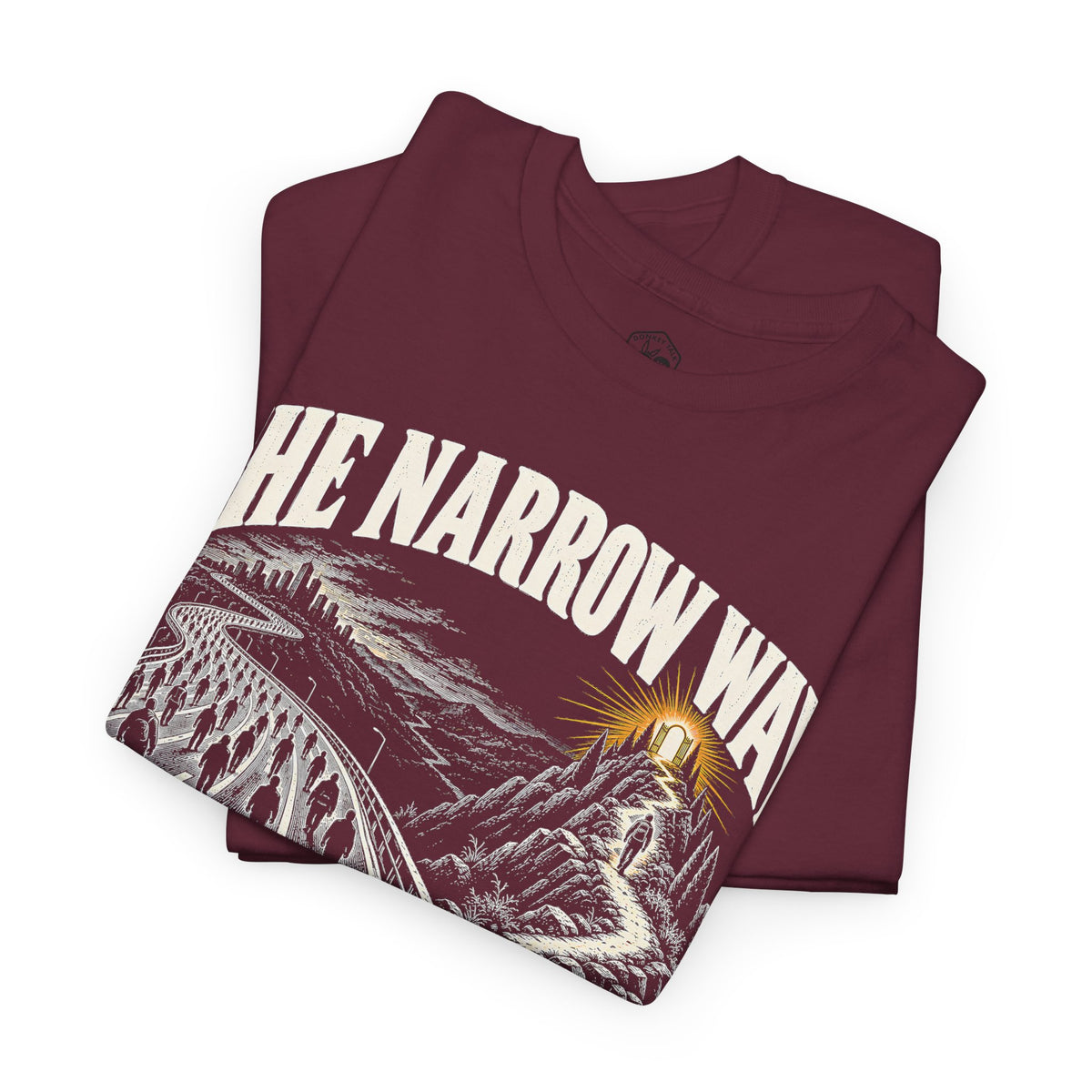 The Narrow Way Matthew 7:14 T-shirt – Donkey Talk graphic tee