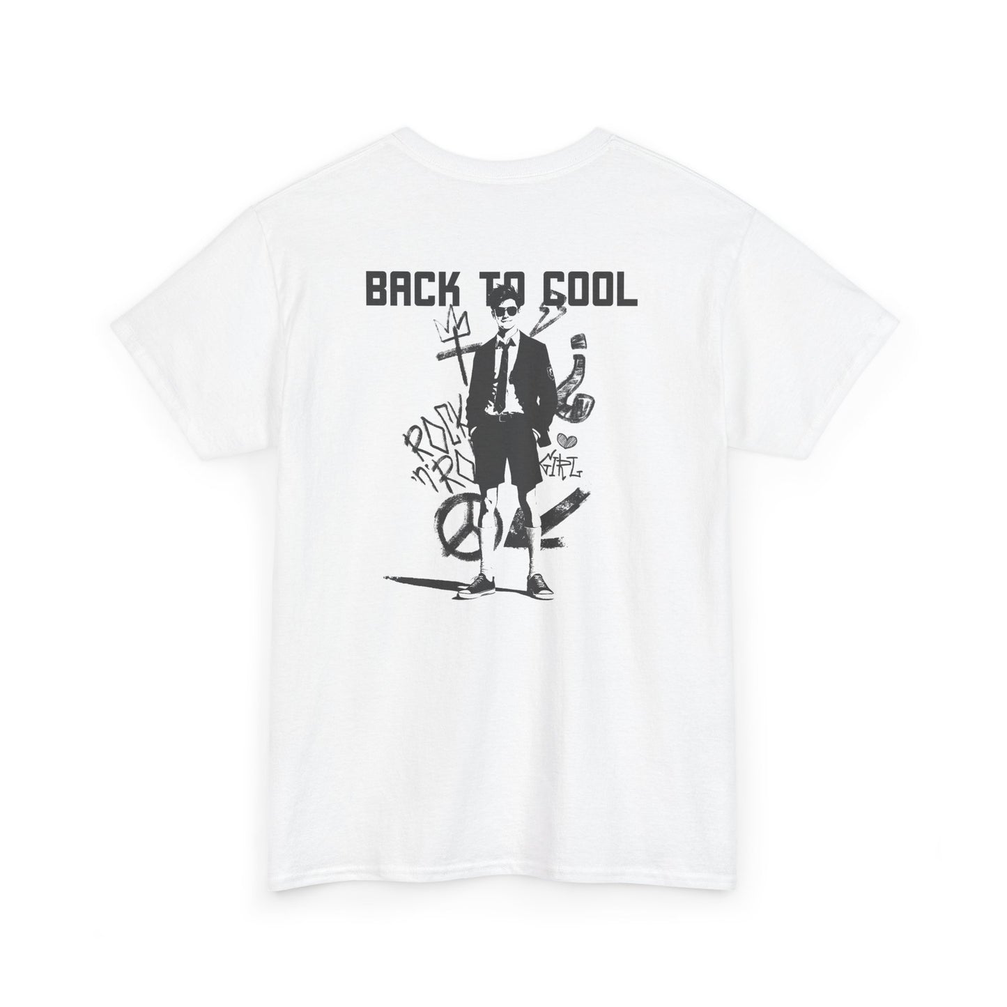 Back To Cool Blason Graphic Tee | Unisex Heavy Cotton T-Shirt