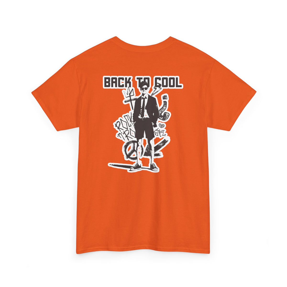 Back To Cool Blason Graphic Tee | Unisex Heavy Cotton T-Shirt