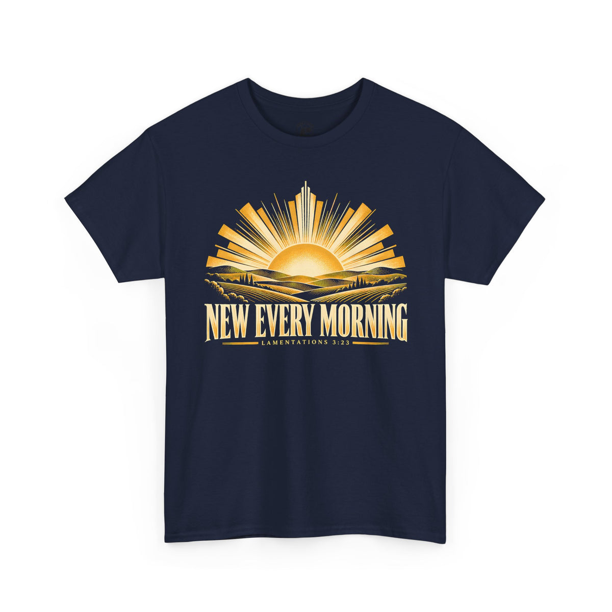 New Every Morning Lamentations 3:23 T-shirt – Donkey Talk graphic tee