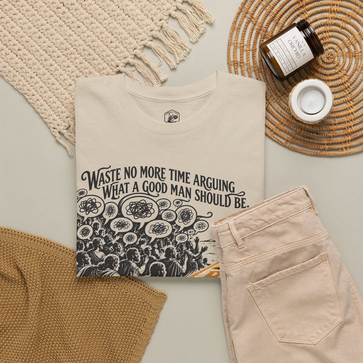 Be One Marcus Aurelius T-shirt – Donkey Talk graphic tee