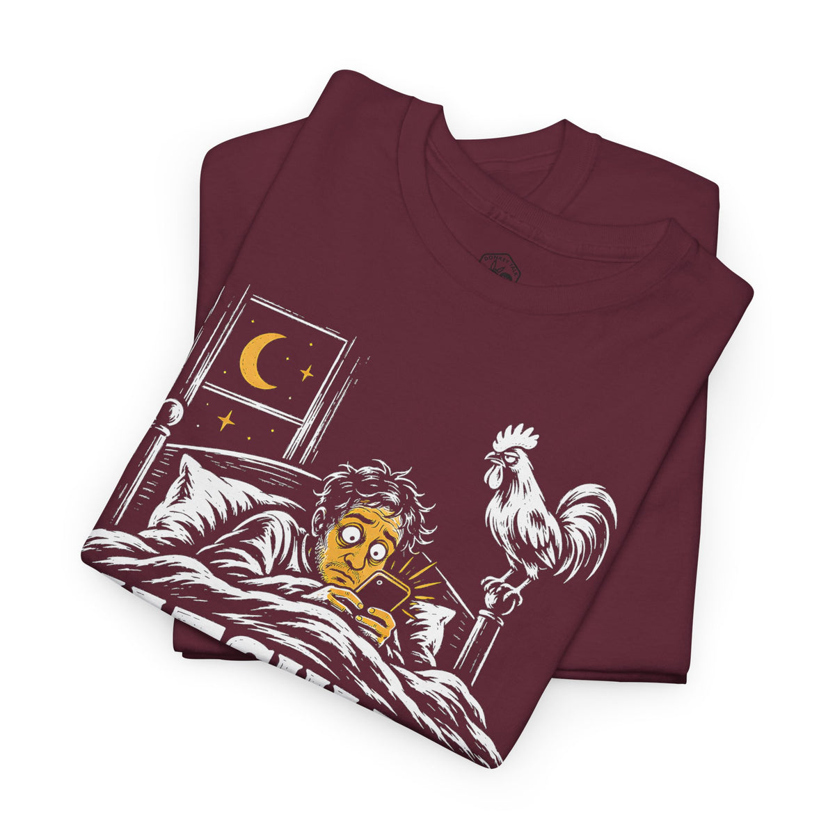 Camiseta "Watchman, Still Scrolling?" | Camiseta cristiana divertida con gráfico de Isaías 21:11