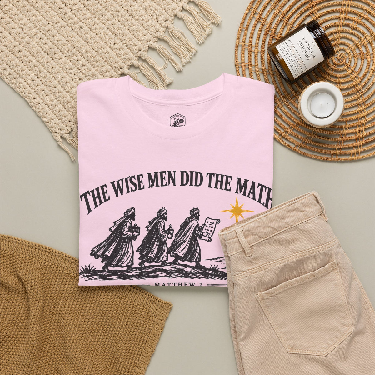The Wise Men Did the Math T-shirt – Donkey Talk graphic tee