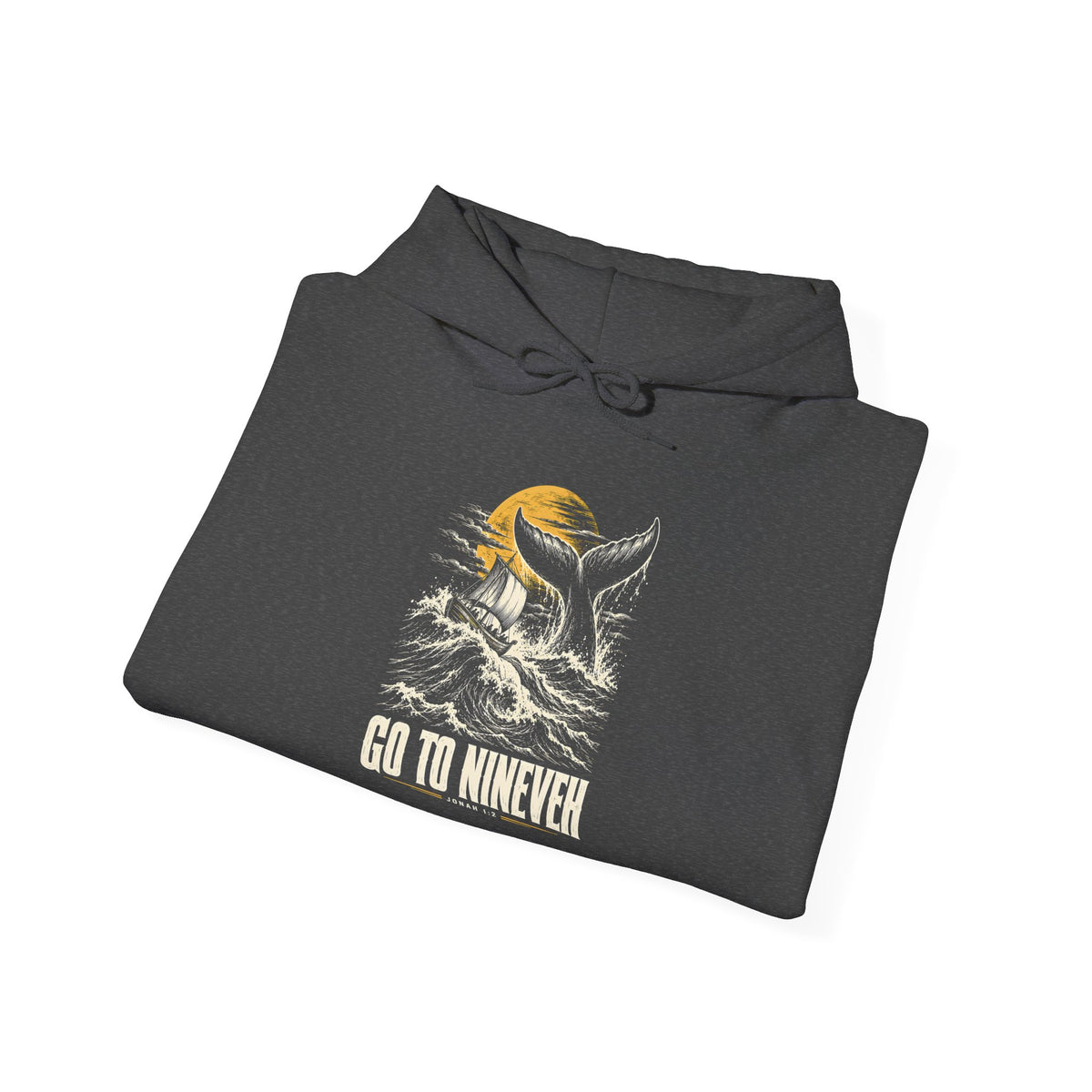 Go to Nineveh Hoodie | Jonah 1:2 Christian Graphic Hoodie