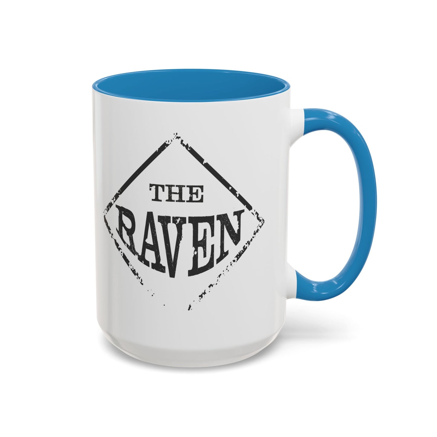 The Raven Accent Coffee Mug — Black-Trim 11/15oz