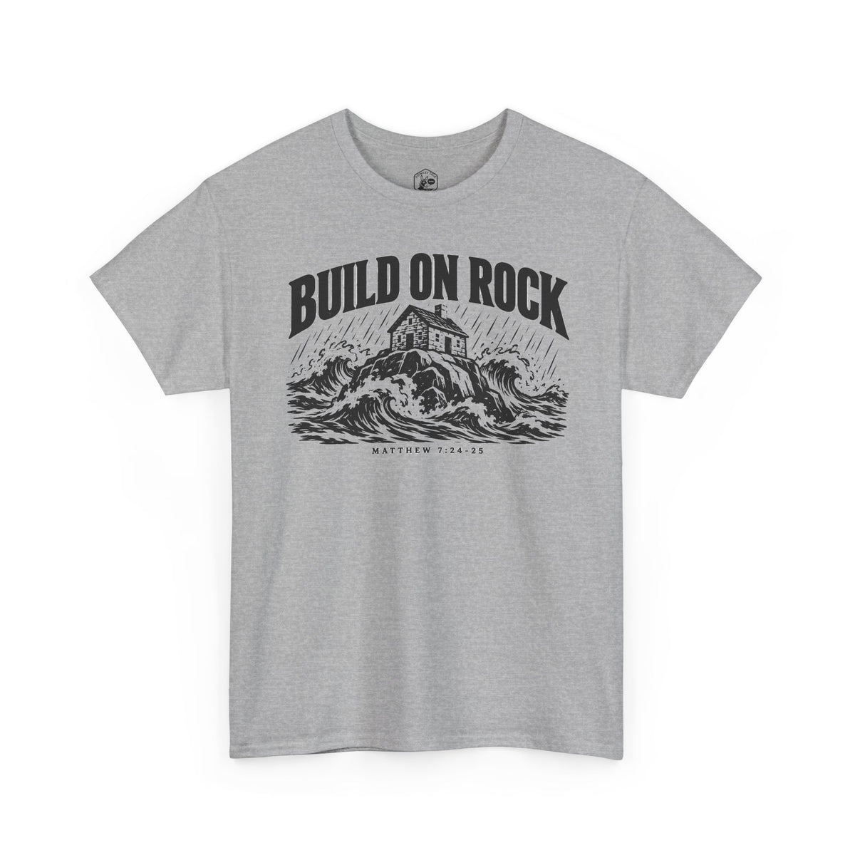 Build on Rock T-shirt – Donkey Talk graphic tee