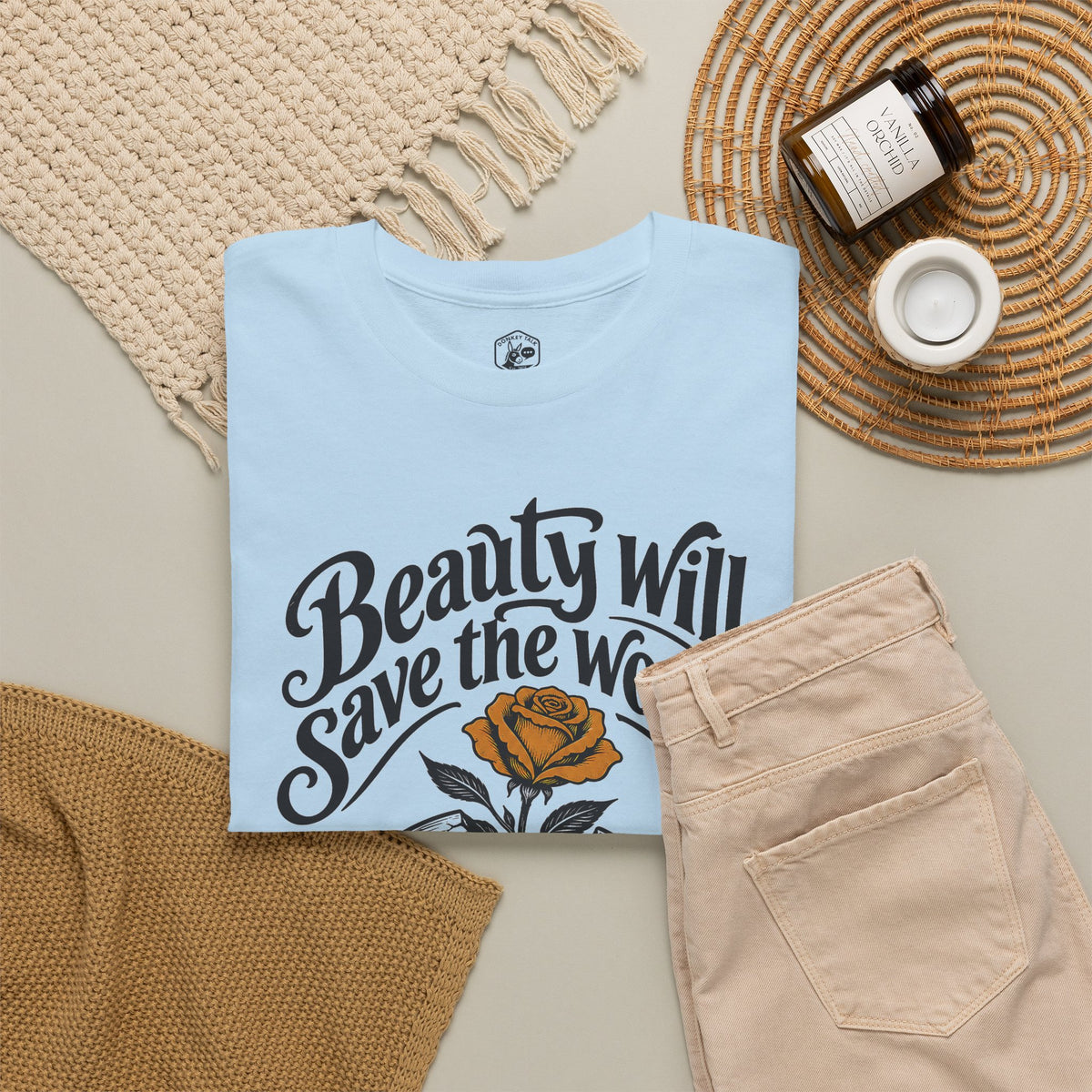 Beauty Will Save the World T-shirt – Donkey Talk graphic tee