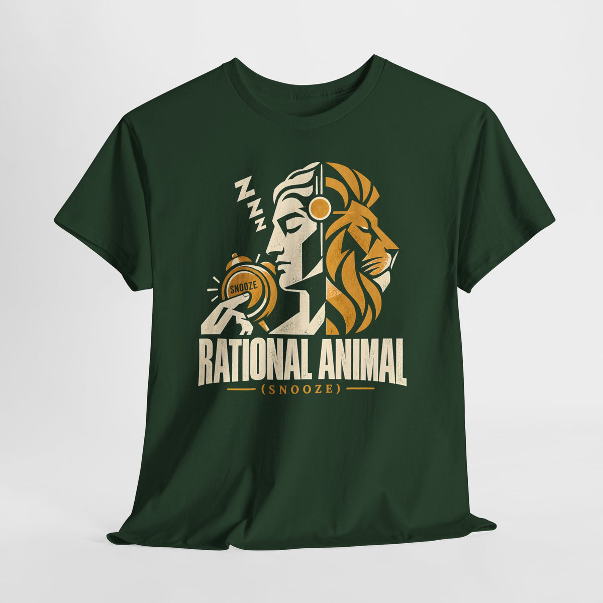 Rational Animal Snooze T-shirt – Donkey Talk graphic tee