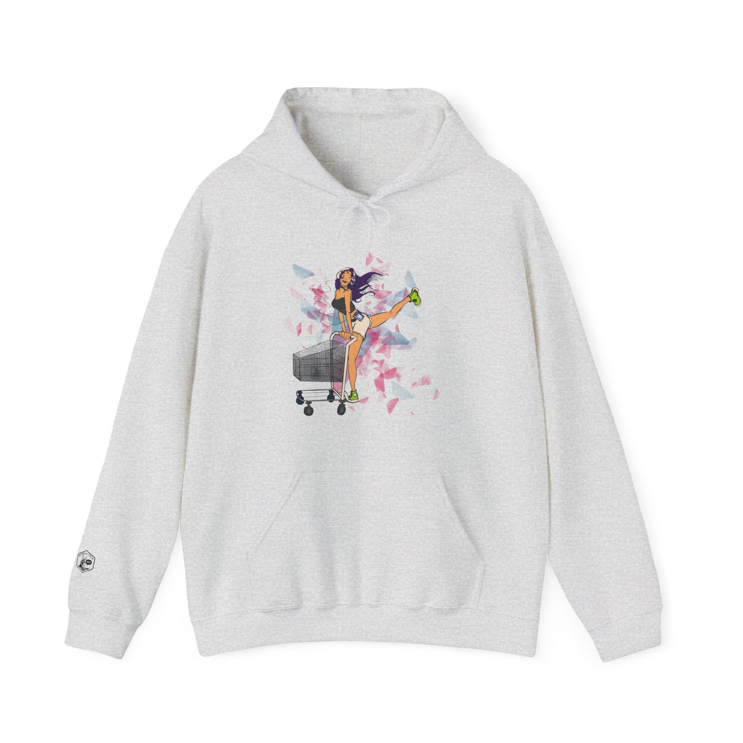 Playful Graphic Hoodie for Everyday Fun, Unisex Hooded Sweatshirt, Casual Wear, Gift for Her, Cozy Comfort