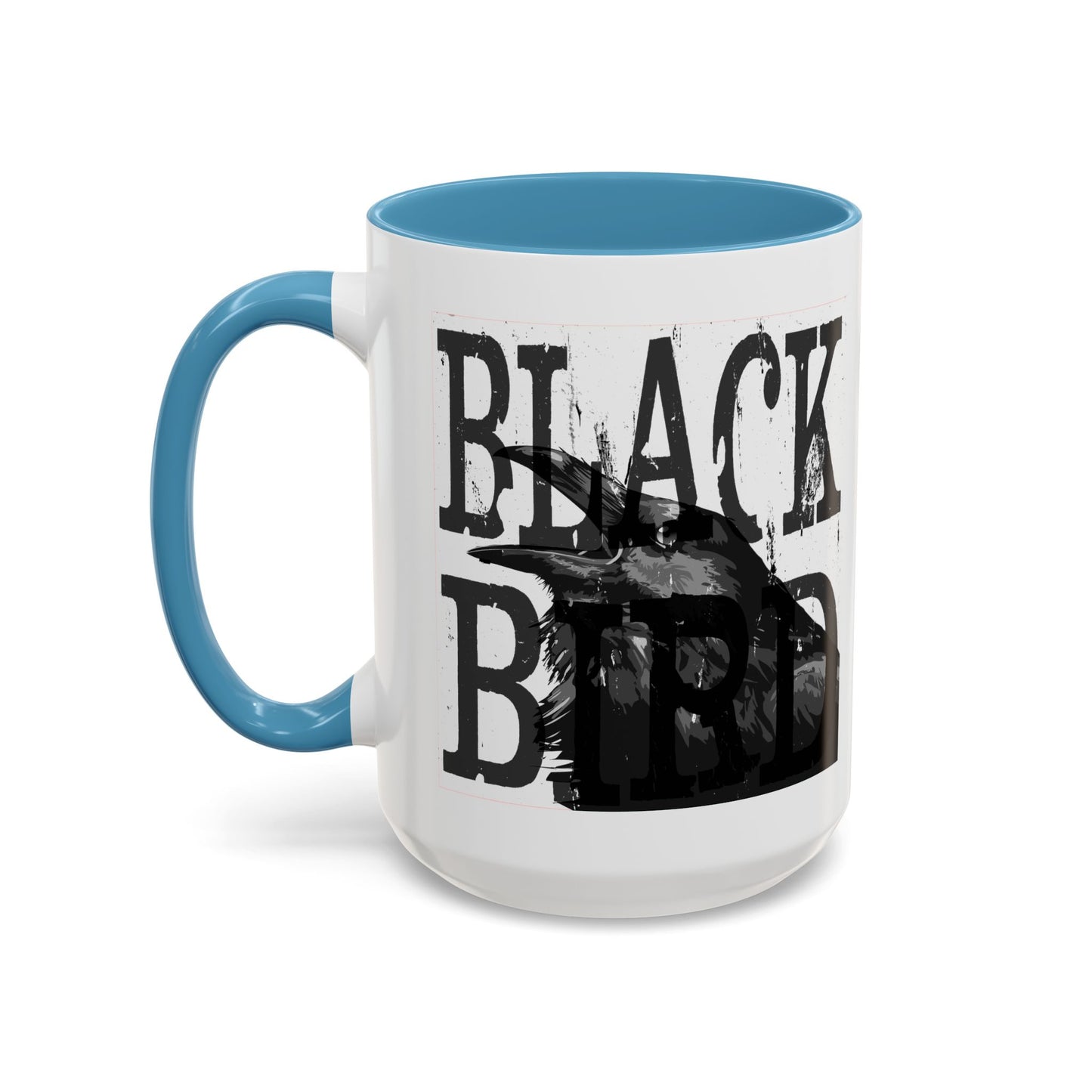 The Raven Accent Coffee Mug — Black-Trim 11/15oz