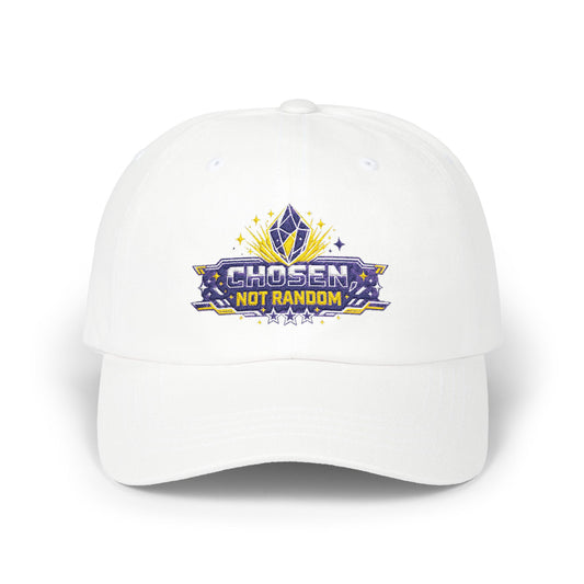 Dad Cap — “Chosen Not Random” Embroidered Inspirational Baseball Hat