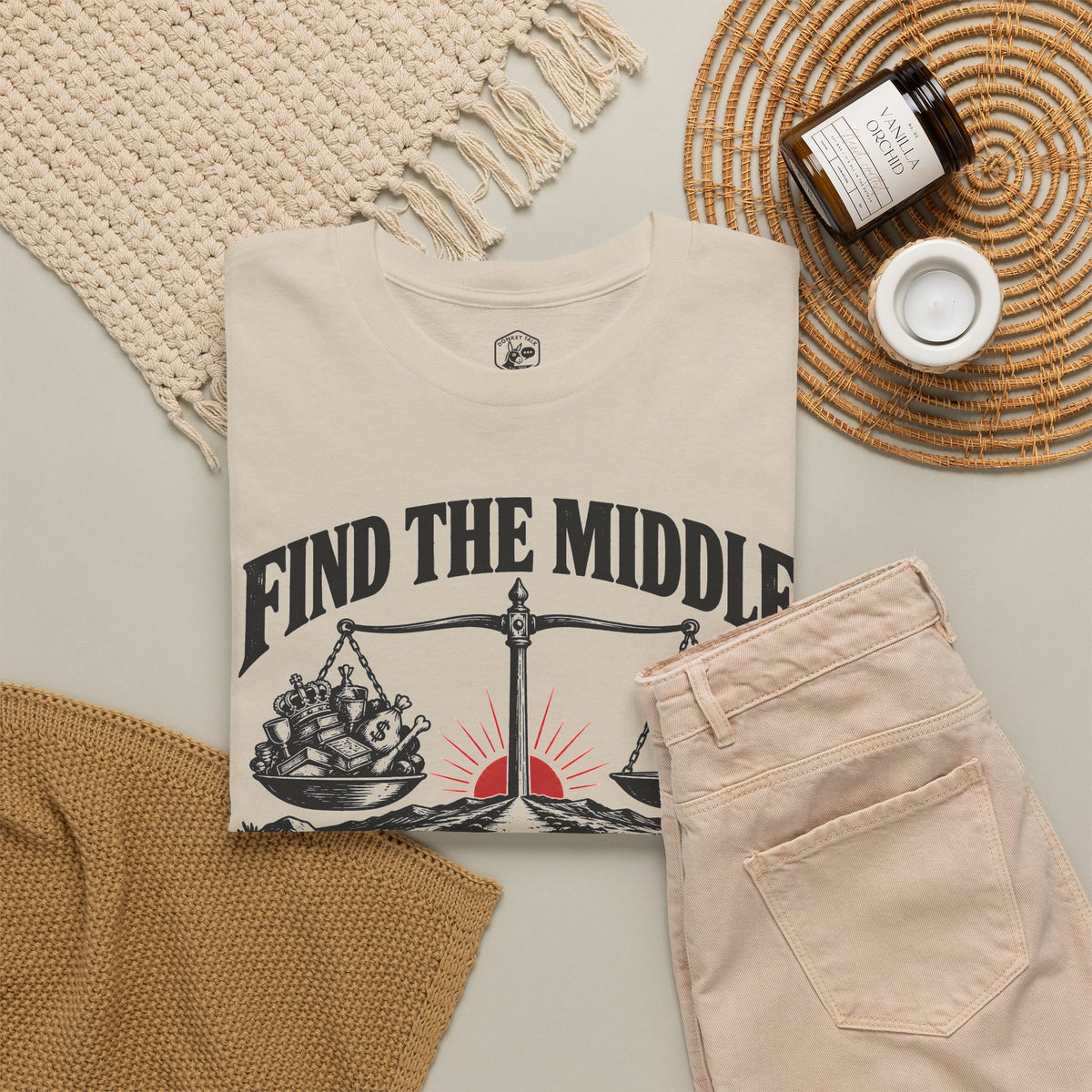 Find the Middle Aristotle T-shirt – Donkey Talk graphic tee