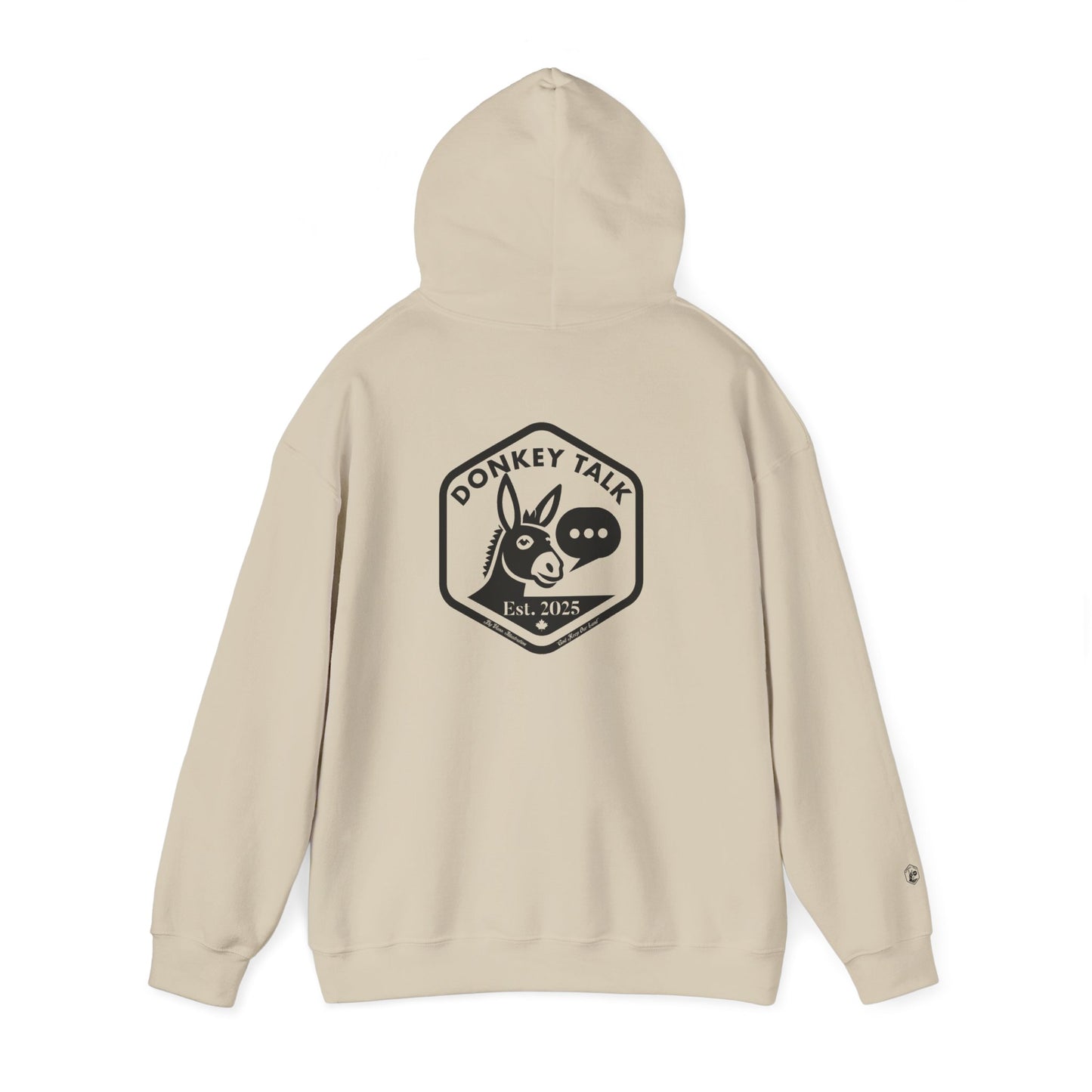 Unisex Donkey Talk Hoodie – Cozy Heavy Blend Sweatshirt for Animal Lovers