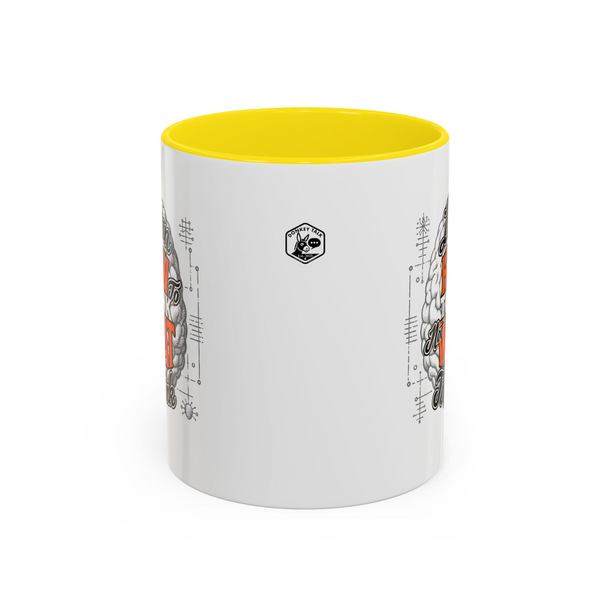 Taza de café con acento: "Aprende a pensar, no qué pensar", taza con frase inspiradora
