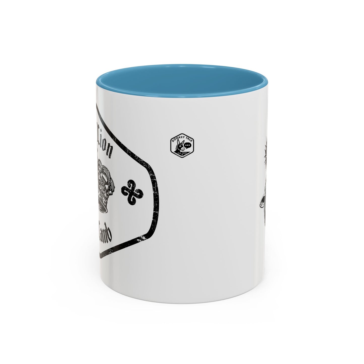 Lion & Lamb Religious Accent Coffee Mug — Crown of Thorns Christian Gift (11/15oz)