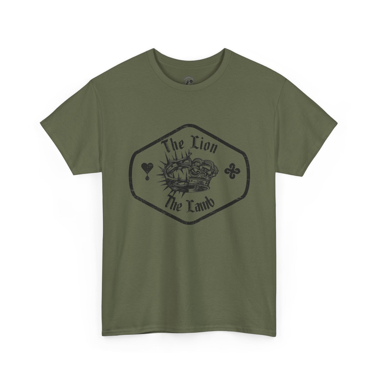 The Lion & The Lamb Casual T-Shirt | Christian Graphic Tee