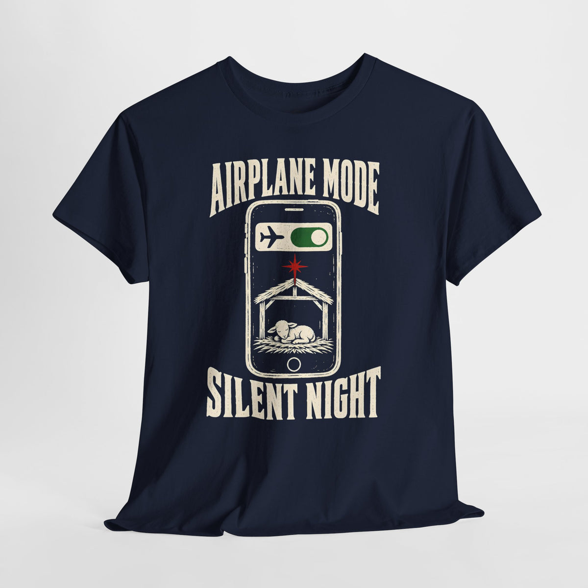 Airplane Mode Silent Night T-shirt – Donkey Talk graphic tee
