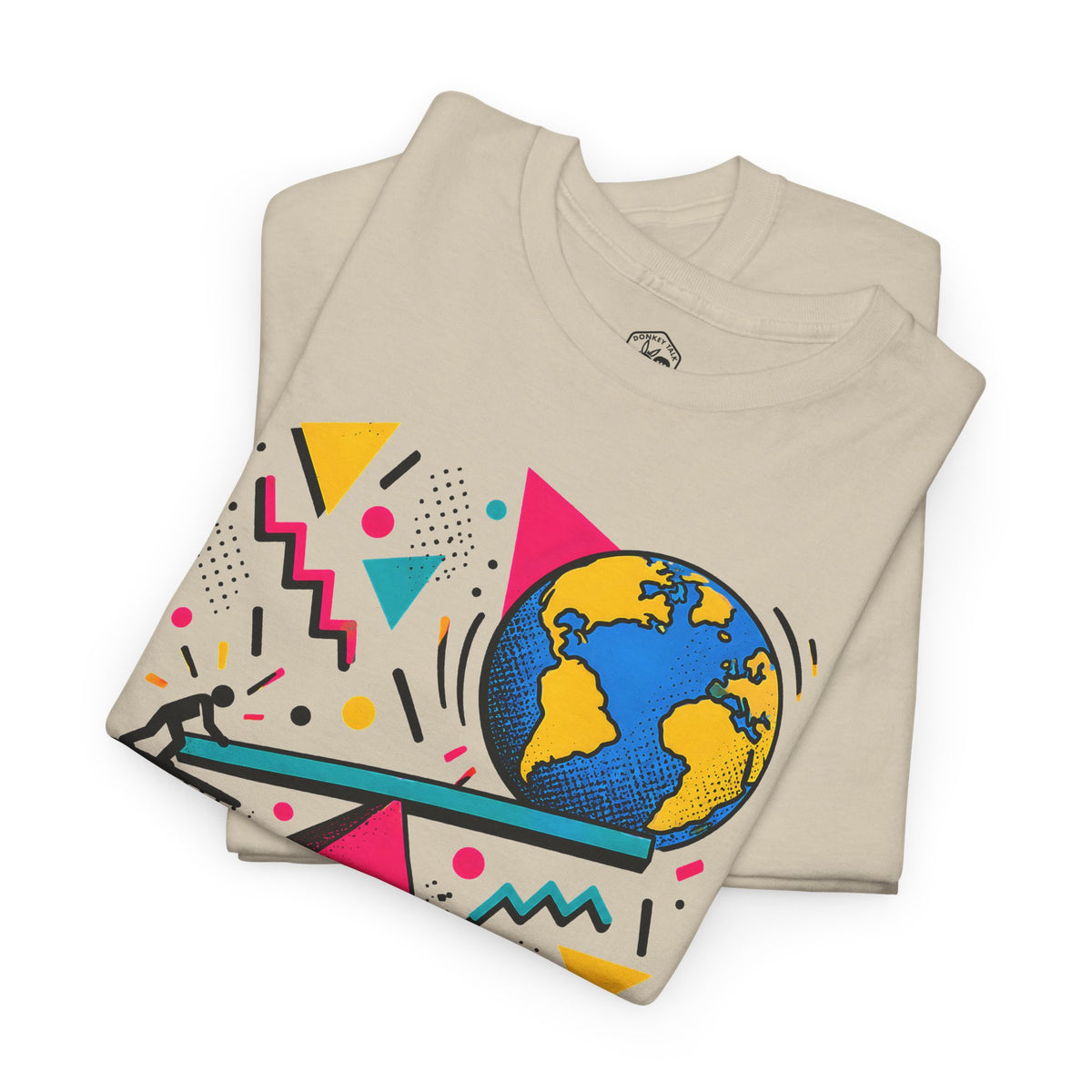 Archimedes Lever Memphis T-shirt – Donkey Talk graphic tee