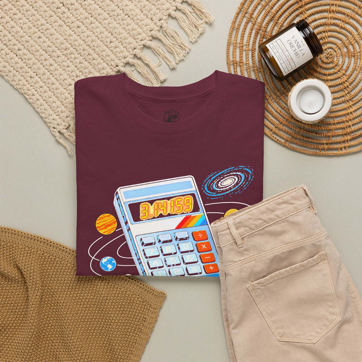 Galileo Book of Nature Calculator T-shirt – Donkey Talk graphic tee