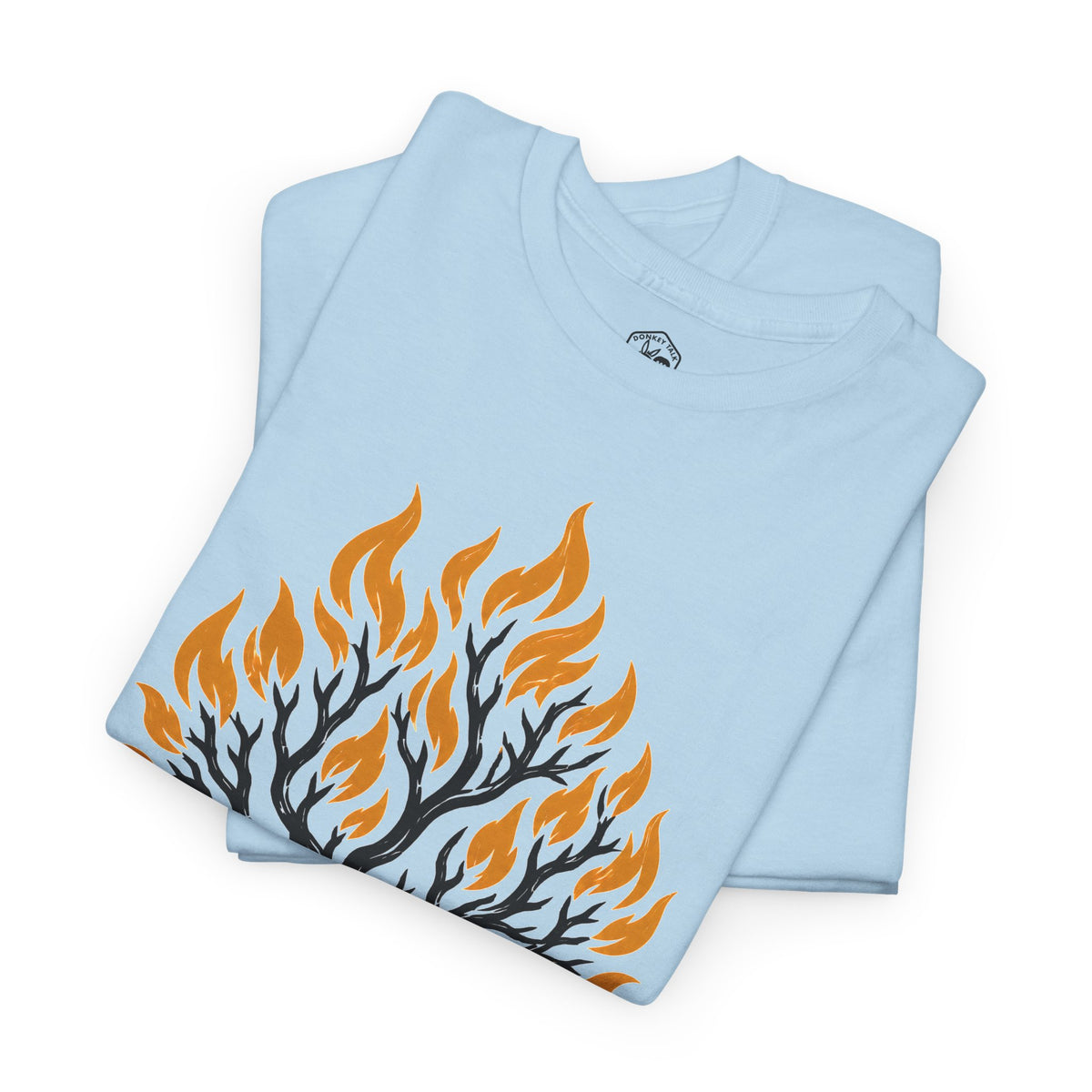 I Am Who I Am Burning Bush T-shirt – Donkey Talk graphic tee