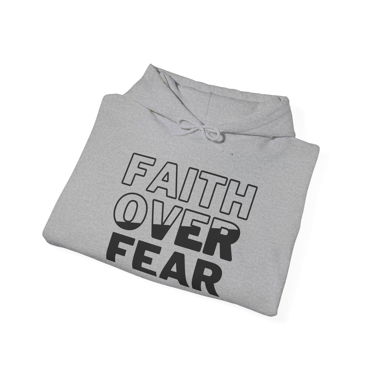 Sweat à capuche unisexe Faith Over Fear | Hoodie confortable et inspirant pour le quotidien