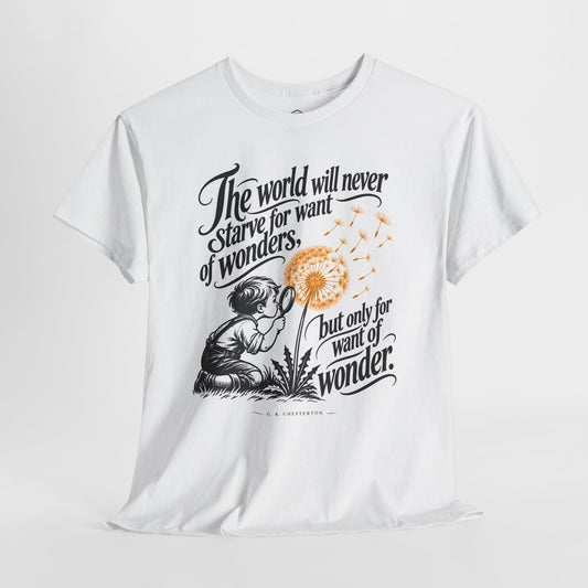 Chesterton Wonder Bloom - Donkey Talk faith and reason unisex T-shirt