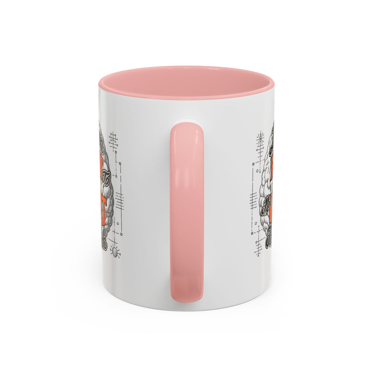 Taza de café con acento: "Aprende a pensar, no qué pensar", taza con frase inspiradora