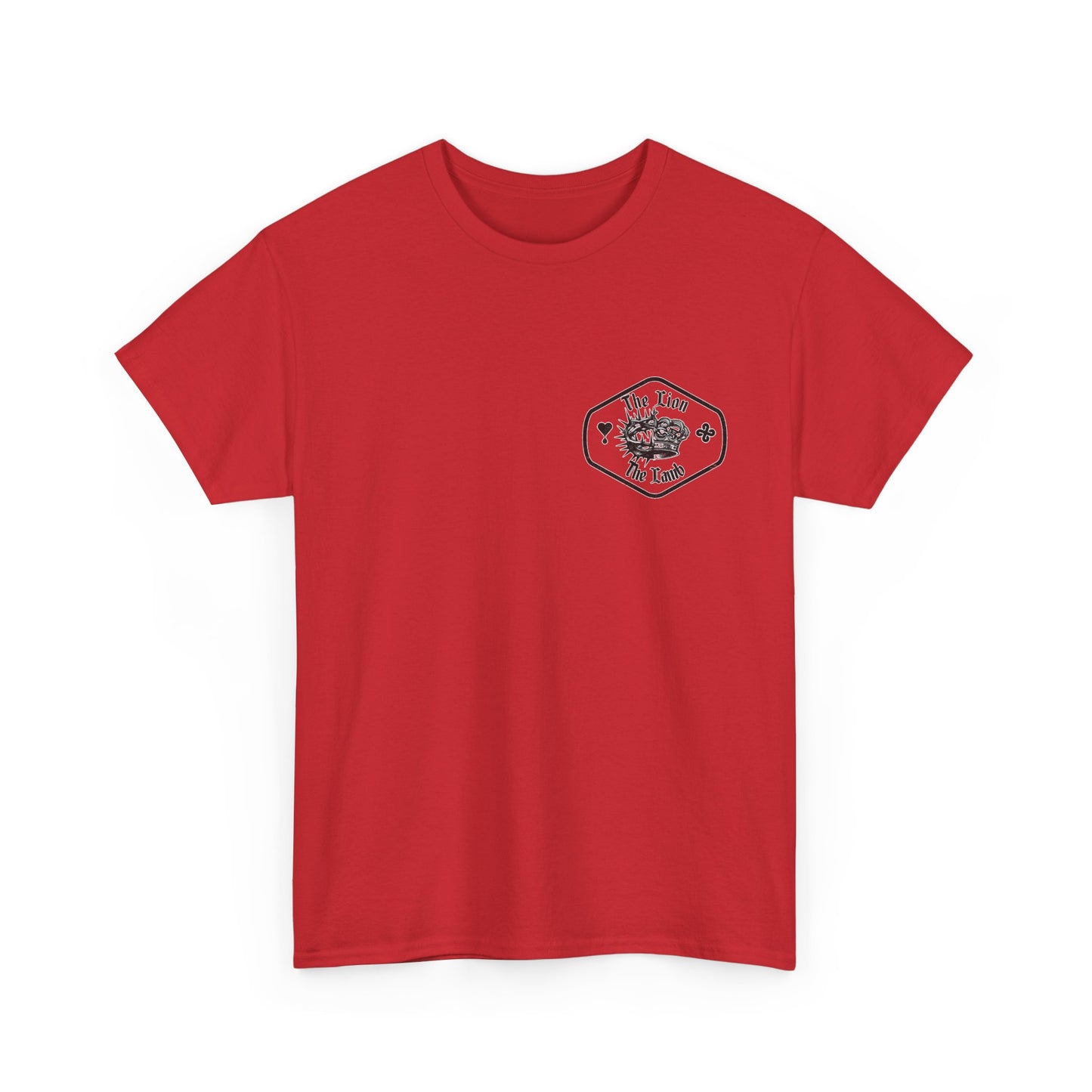 Lion & Crown Graphic Tee | Half Skull Lion Design T-Shirt