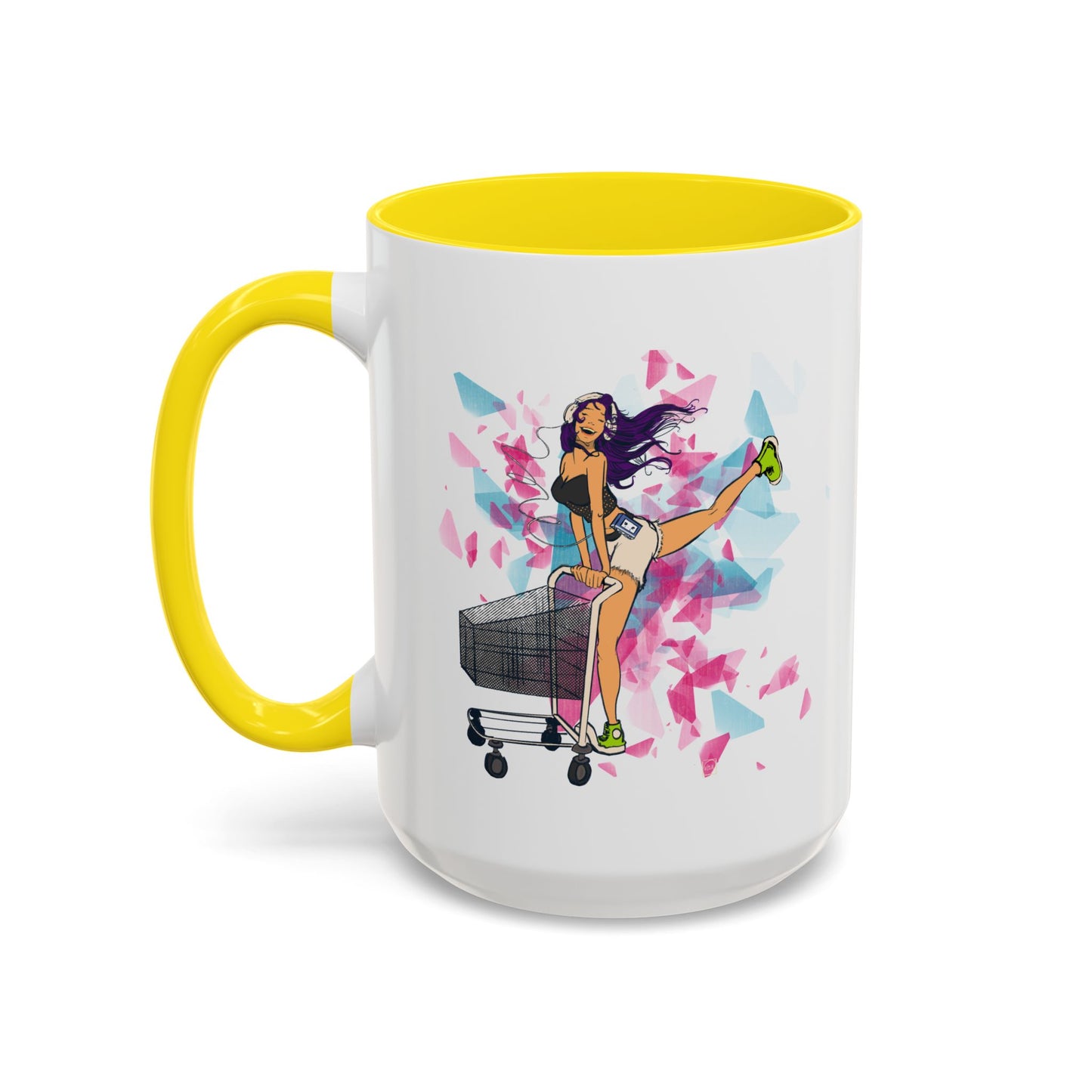 Playful Accent Coffee Mug for Fashion Lovers