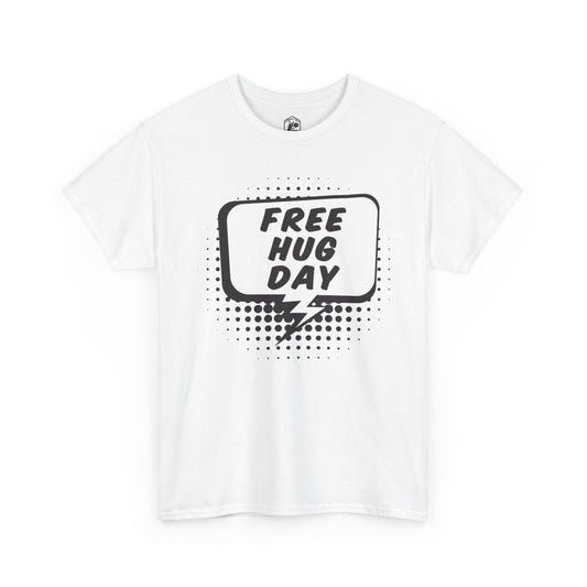 Free Hug Day T-Shirt | Comfort & Joy Graphic Tee, Unisex Cotton